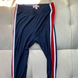 Navy full length leggings